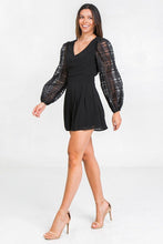 Black V-Neckline Solid Romper