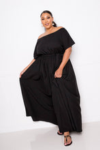 Black Off Shoulder See Through Dress