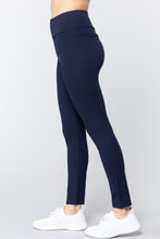Navy Women's Waist Band Long Ponte Pants