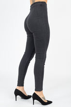 Dark Grey High Waist Denim Jeans