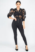 Dark Grey High Waist Denim Jeans