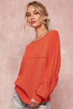 Red Solid Knit Sweater