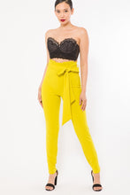 Lime Women's High Waist Fashion Skinny Pants