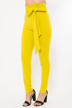Lime Women's High Waist Fashion Skinny Pants