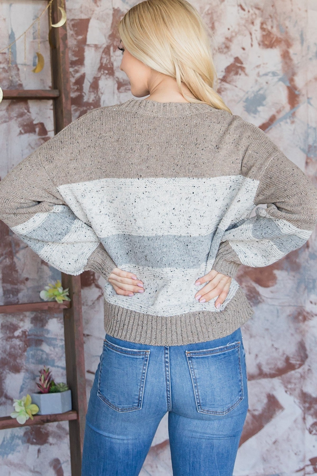 Taupe Cute Knit Sweater