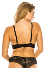 Black Non-Removable Straps Soft And No Pad Women's Bra