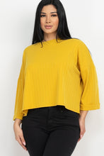 Mustard Drop Shoulder Top